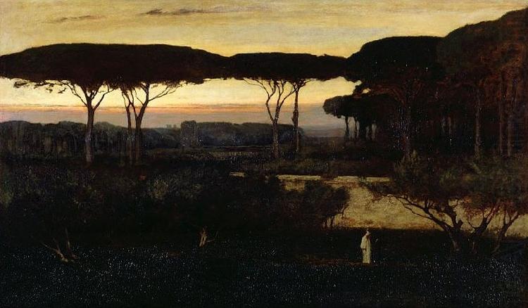 Pines and Olives at Albano, George Inness